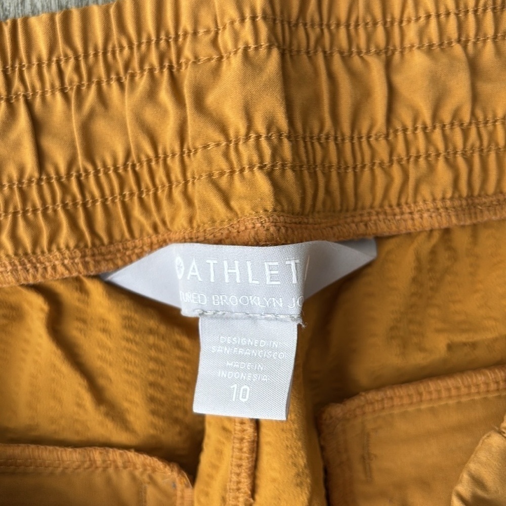 Athleta Textured Brooklyn Jogger Pants Size 10 - Picture 5 of 6